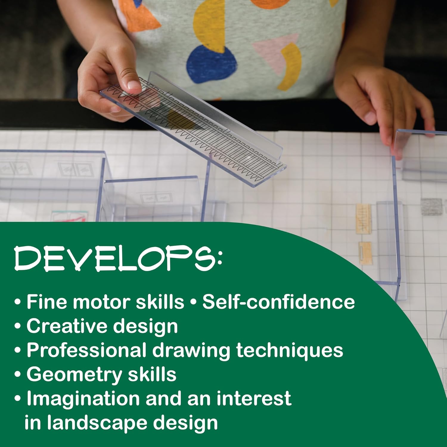 MindWare Art-chitect Landscape Designer for Kids – 3D Landscape Design Kit for Kids Ages 8 and Up – Learn The Basics of Architecture As You Design Start to Finish