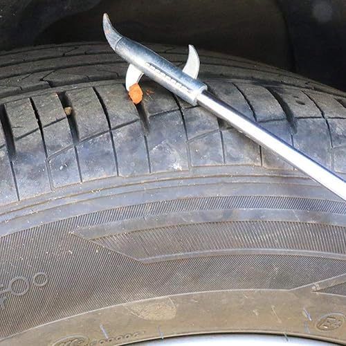 Miniatura 8 de 1 gancho de limpieza de neumáticos de automóvil, gancho de piedra transparente, ganchos para quitar piedras de neumáticos de automóvil, herramientas
