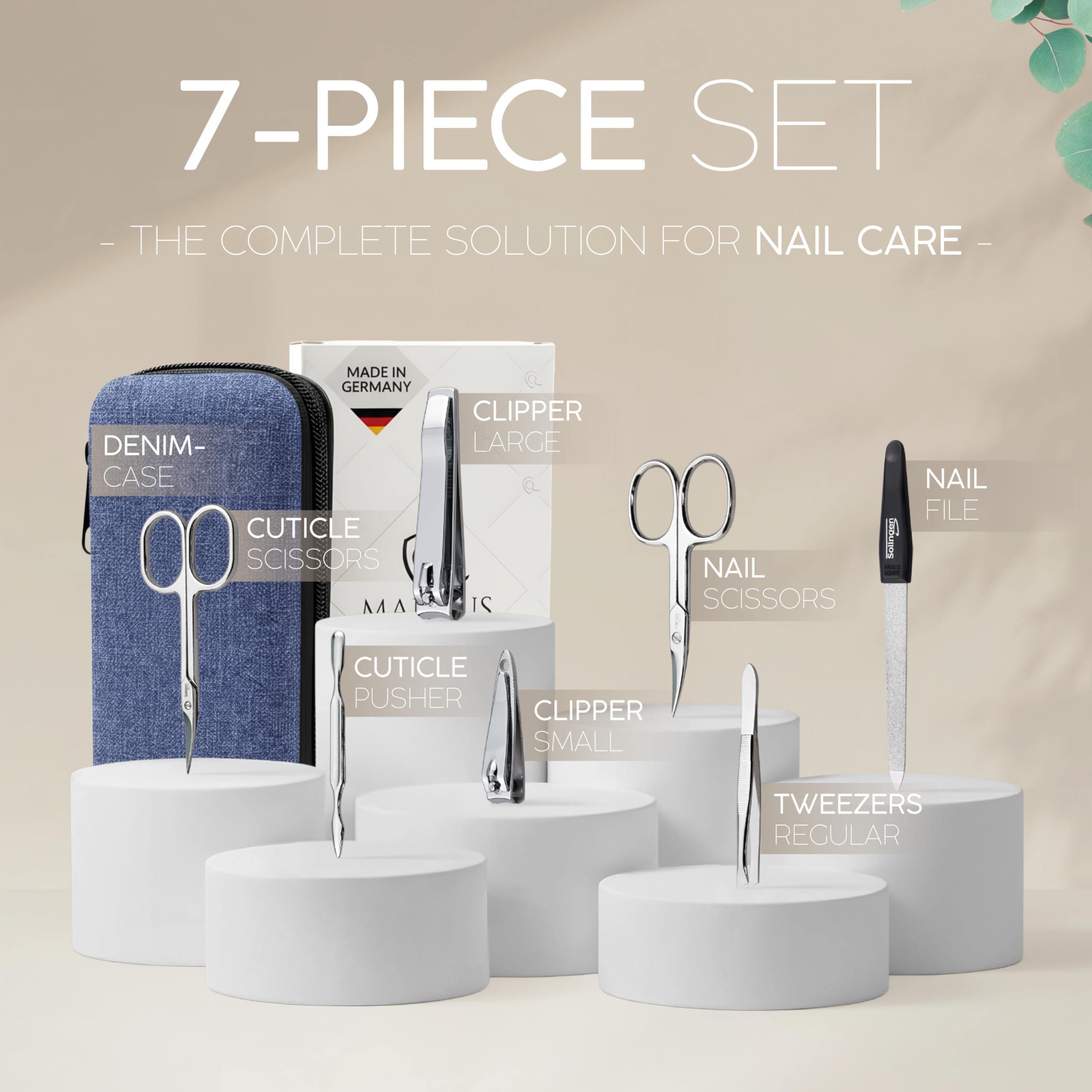 Amazon.com : Manicure Set Solingen Made in Germany - 7 Piece