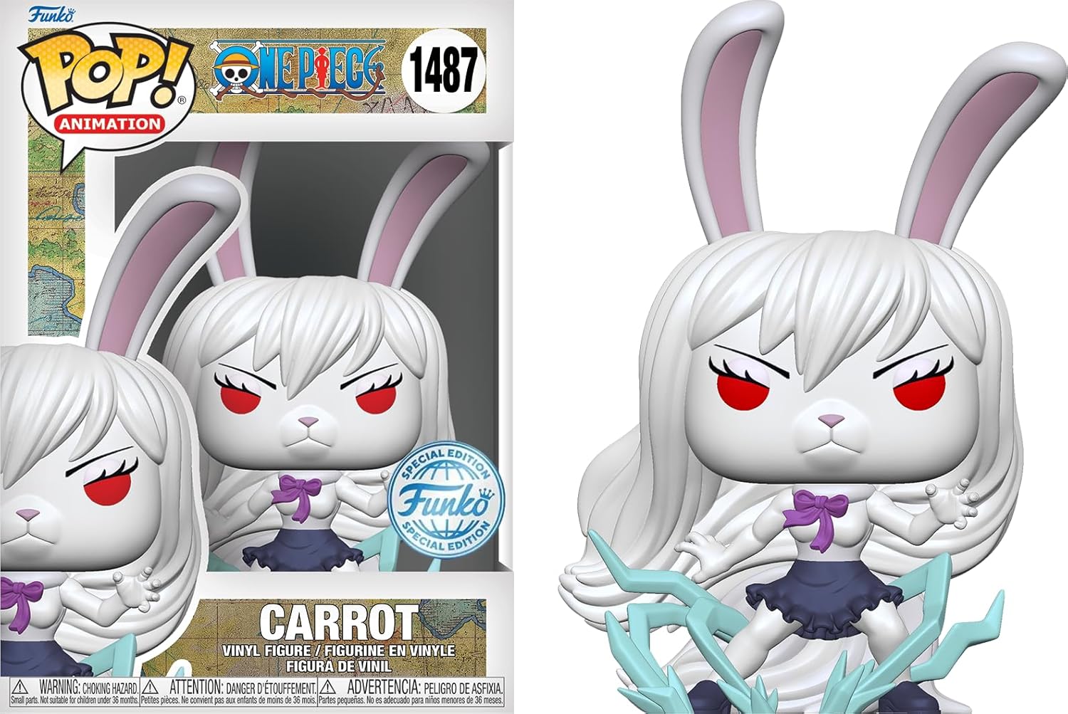Funko One Piece Carrot Sulong Glow in The Dark Chase Shop Exclusive 1487