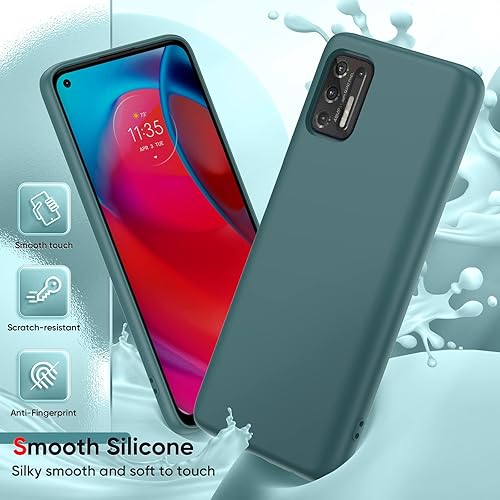 Miniatura 4 de LeYi Funda para Moto G Stylus 2021 4G, G Stylus no para G Stylus 2020  5G con 2 protectores de pantalla de vidrio templado y protector de lente de