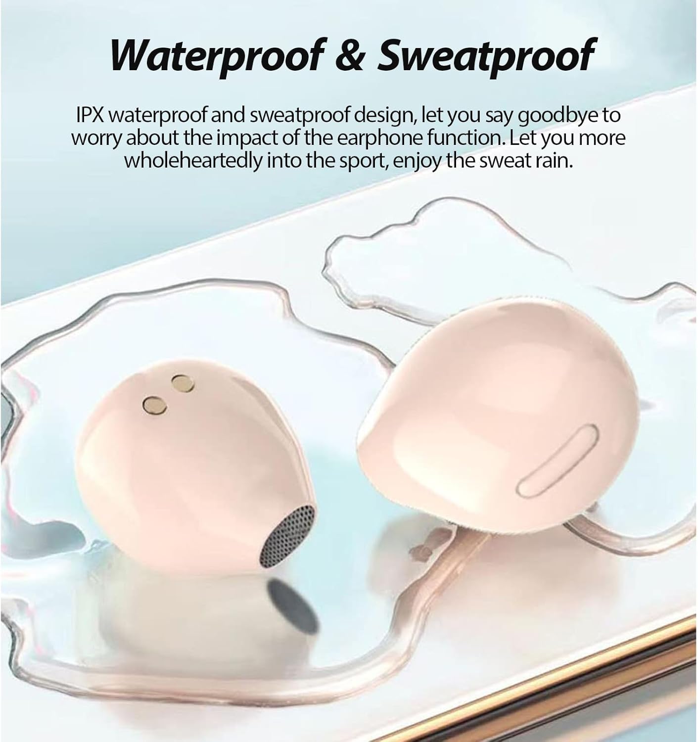 Small Ears Invisible Mini Earbuds Wireless Bluetooth Low Profile Micro Smallest Tiny Discreet Hidden Earbuds for Work Invisible Wireless Earphone Headphones Small Ear Canals