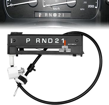 Gear Shift Indicator Cable Shift Indicator Assembly Fit for Ford Ranger 2004 2005 2006 2007 2008 2009 2010 2011 Replace# 6L5Z-7A110-AA 6L5Z7A110AA