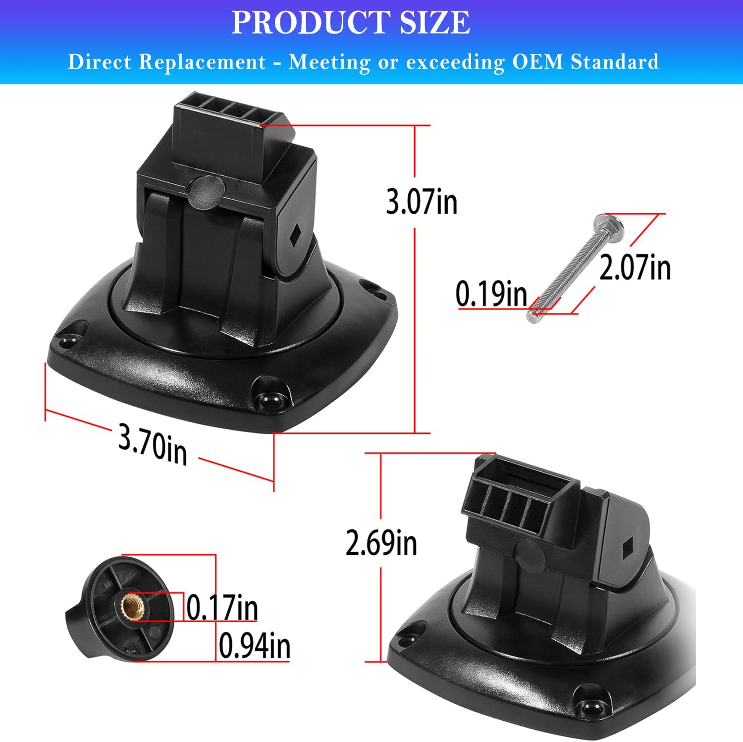 Bonbo 000-10027-001 Quick Release Mounting Bracket Fits for Mark Elite Hook 3 4 5 TI5 TI7 Simrad GO5 Fish Finders