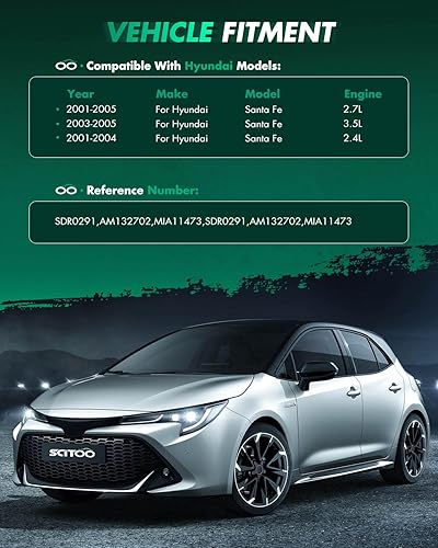 Miniatura 463 de SCITOO Arrancadores Nuevo Ajuste para Nissan Frontier Pickup Xterra 2002 2003 2004 3.3L 17859