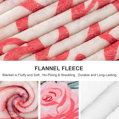 Miniatura 3 de Manta de cumpleaños número 34 para mujer, regalo de feliz cumpleaños de 60 x 50 pulgadas para ella, mejor amiga, esposa, hermana, mamá, amigas