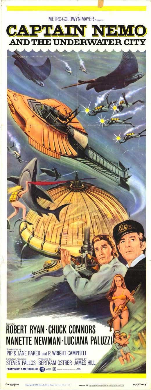 Amazon.com: Captain Nemo and The Underwater City Poster Movie (14