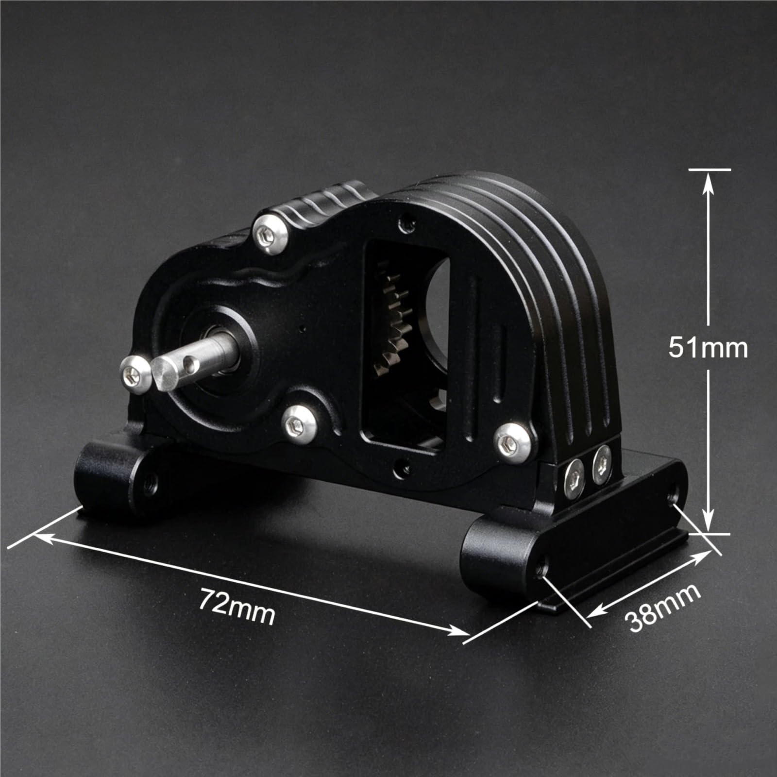 Per LCG 1/10 RC Crawler Trasmissione Cambio Con R2 Ingranaggi Telaio Basso Centro Di Gravità Camion Costruzione Parti Aggiornamento RC Componenti