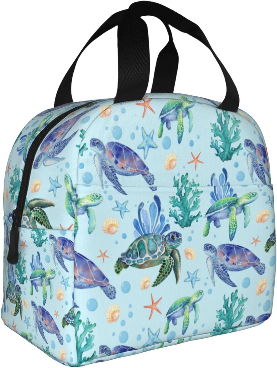 Sea Turtle Lunch Bag Women Lunch Box for Women Mens Lunchbox for Work Office Picnic or Travel Cute Lunch Box Tote Bags for Gifts - Image 5
