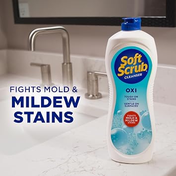 Soft Scrub Cleanser, Oxi, 36 Oz, Multi Surface Cleaner, Boosted With Borax