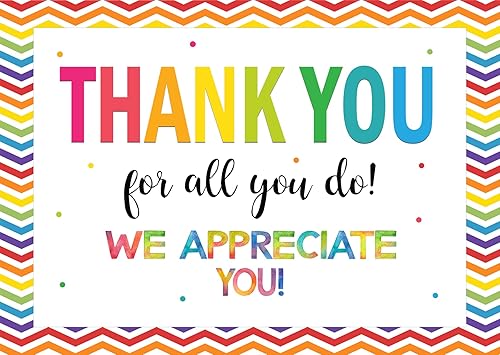 LTLYH Telón de fondo de 8 x 6 pies con texto en inglés We Appreciate You, personal de graduación, maestros, médicos, jubilación, foto, decoración de