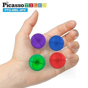 PicassoTilesのトラックランビルディングブロック用マーブル 8個 PicassoTilesトラックラン ビルディング ブロック用 マーブル 8