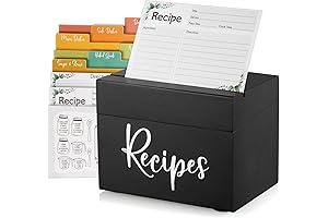 DRASTAR Recipe Organizer: The Culinary Curator for Your Treasured Recipes