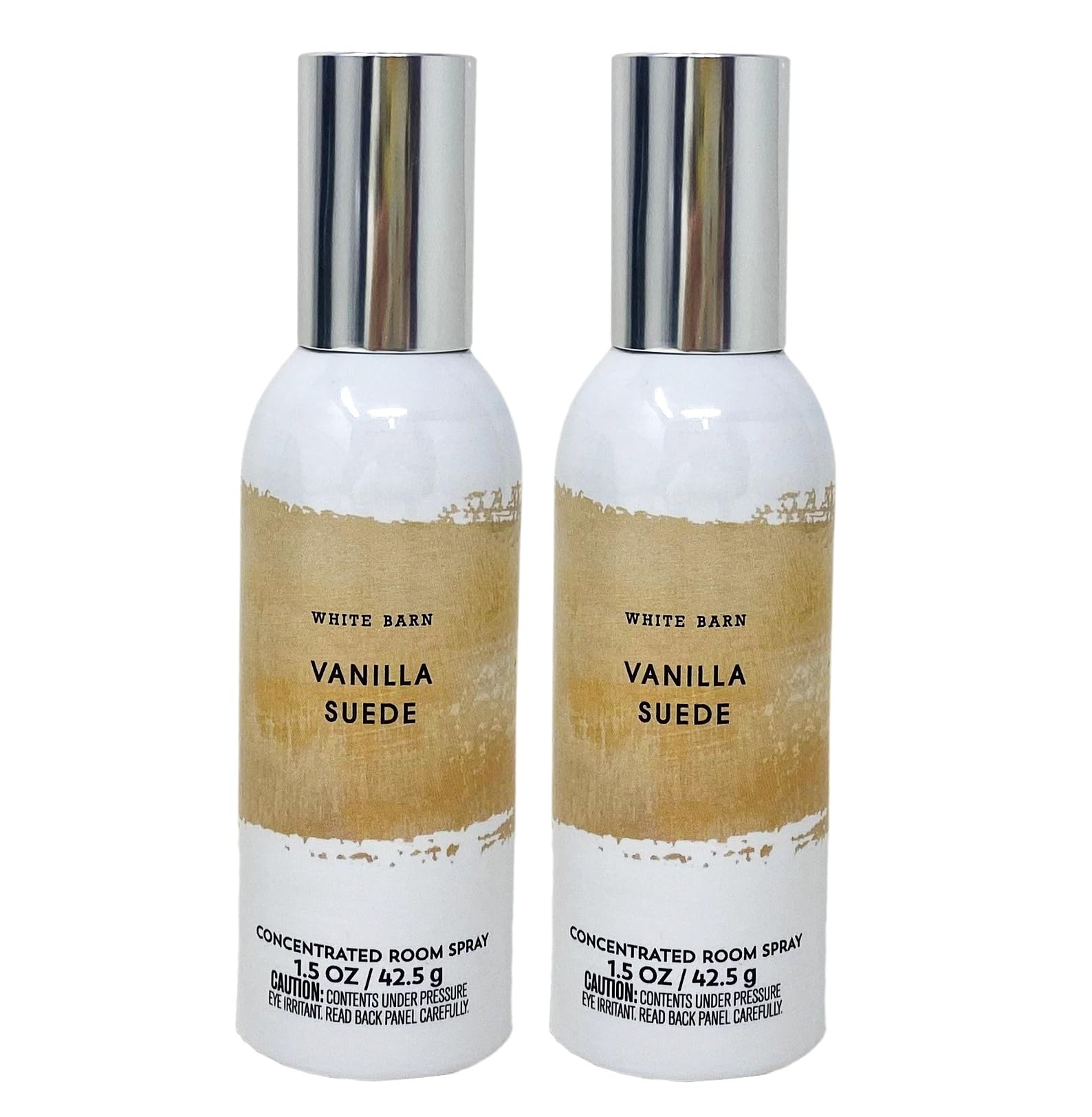 Bath and Body Work Vanilla Suede 2 Pack Concentrate Room Spray Bundle - 1.5 oz / 42.5 g each