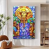Diamond Painting Farbe, Tier Diamant Painting Erwachsene Anfänger, 5D DIY Malen Nach Zahlen Erwachsene mit Vollbohrer Leinwand und Zubehör, Zimmer Wanddeko, Kreativ Geschenke für Frauen40x50 cm 0M-770