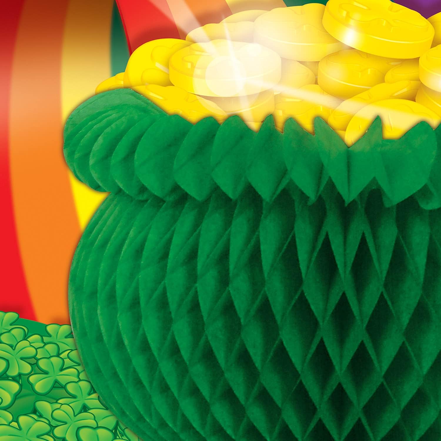 Pot-O-Gold Centerpiece Party Accessory (1 count) (1/Pkg)