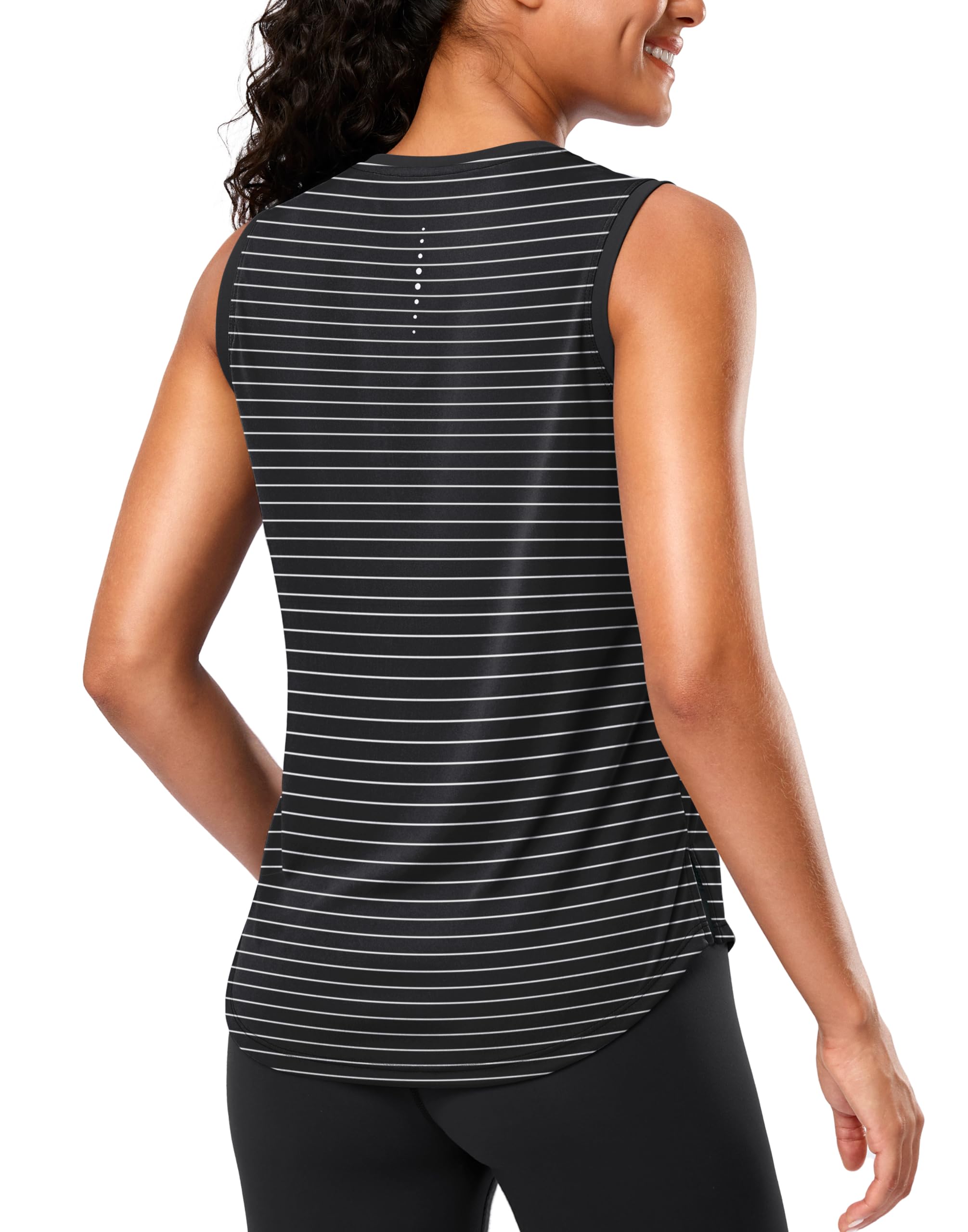 G Gradual Womens Sleeveless Workout Tops Lightweight High Neck Tennis Yoga Shirts Running Athletic Tank Tops for Women