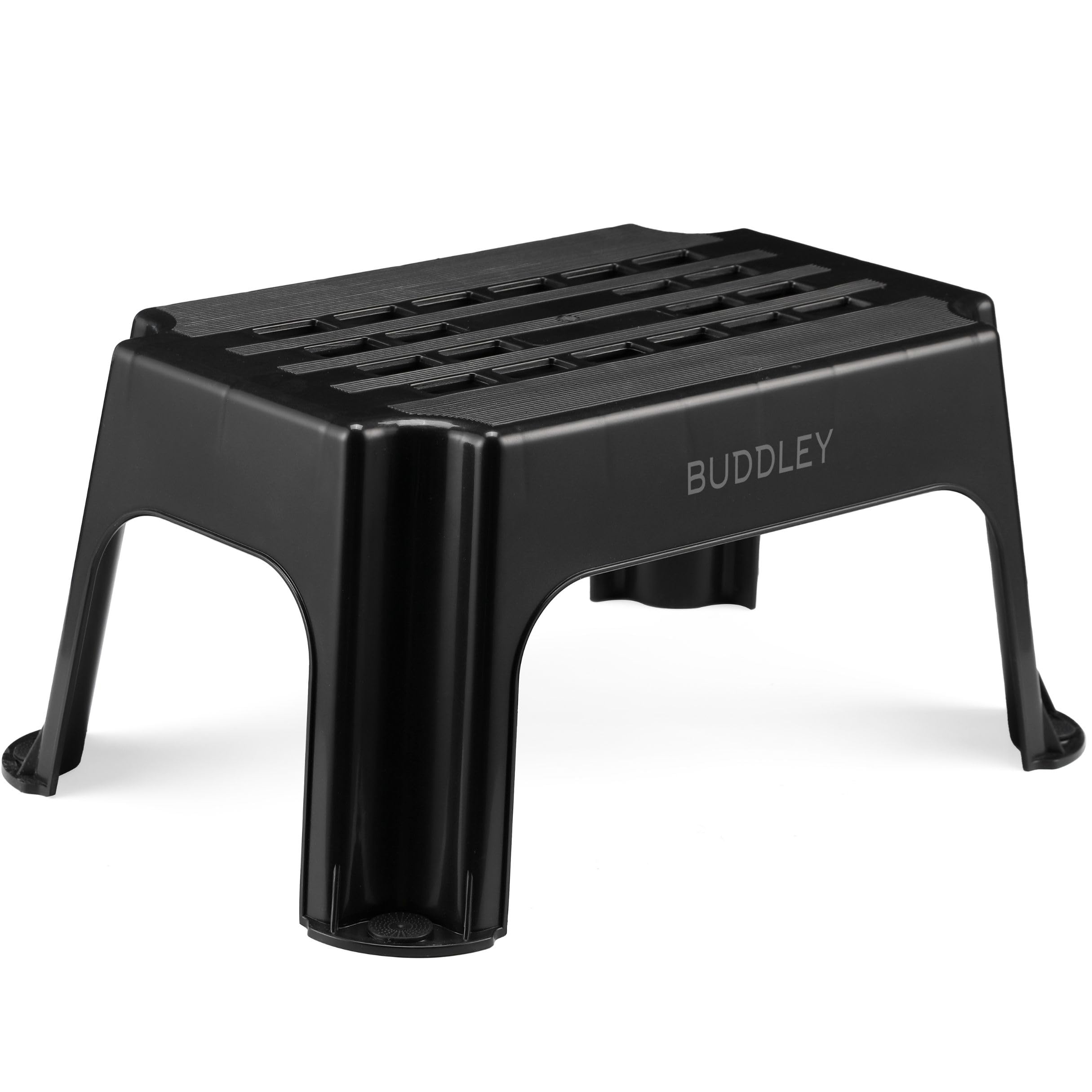 BUDDLEY Step Step (XL) – Taburete – Escalón para adultos – Niños – Escalón plegable – Baño – Camping – Caravana – Peso de 150 kg – Extra estable – Extra Grande