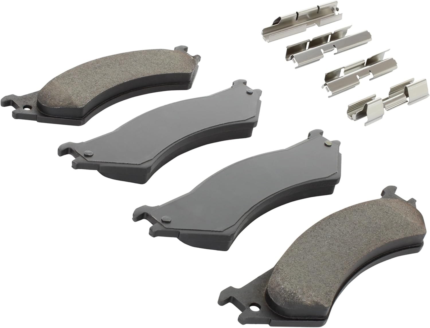 QUALITY-BUILT Rear Semi-Metallic Brake Pads, Premium 1001-0802M, Compatible with 1999-2007 Ford (E-150,E-250,E-250 Econoline,E-350 Club Wagon,E-350 Econoline,E-350 Econoline Club Wagon,E-350 Super)