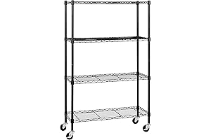 Amazon Basics Bakers Rack with Wheels