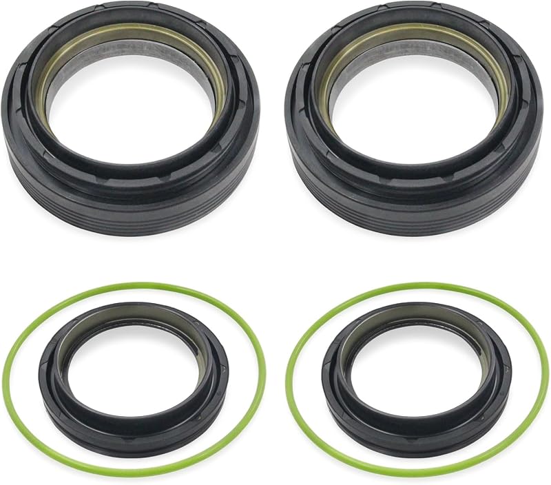 Kit de retentores do tubo da manga de eixo dianteira QGHAUC para Ford F250 F350 Super Duty – 6 peças