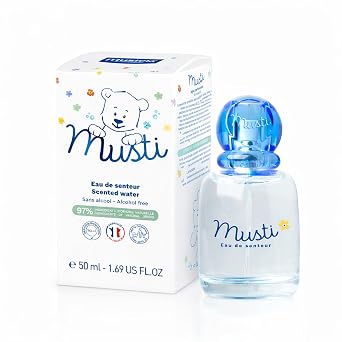Mustela Musti - Baby Plant-Based Perfume & Cologne Spray - Delicate Fragrance for Boys & Girls - with Chamomile & Honey Extracts - Alcohol Free - 1.69 fl. oz.