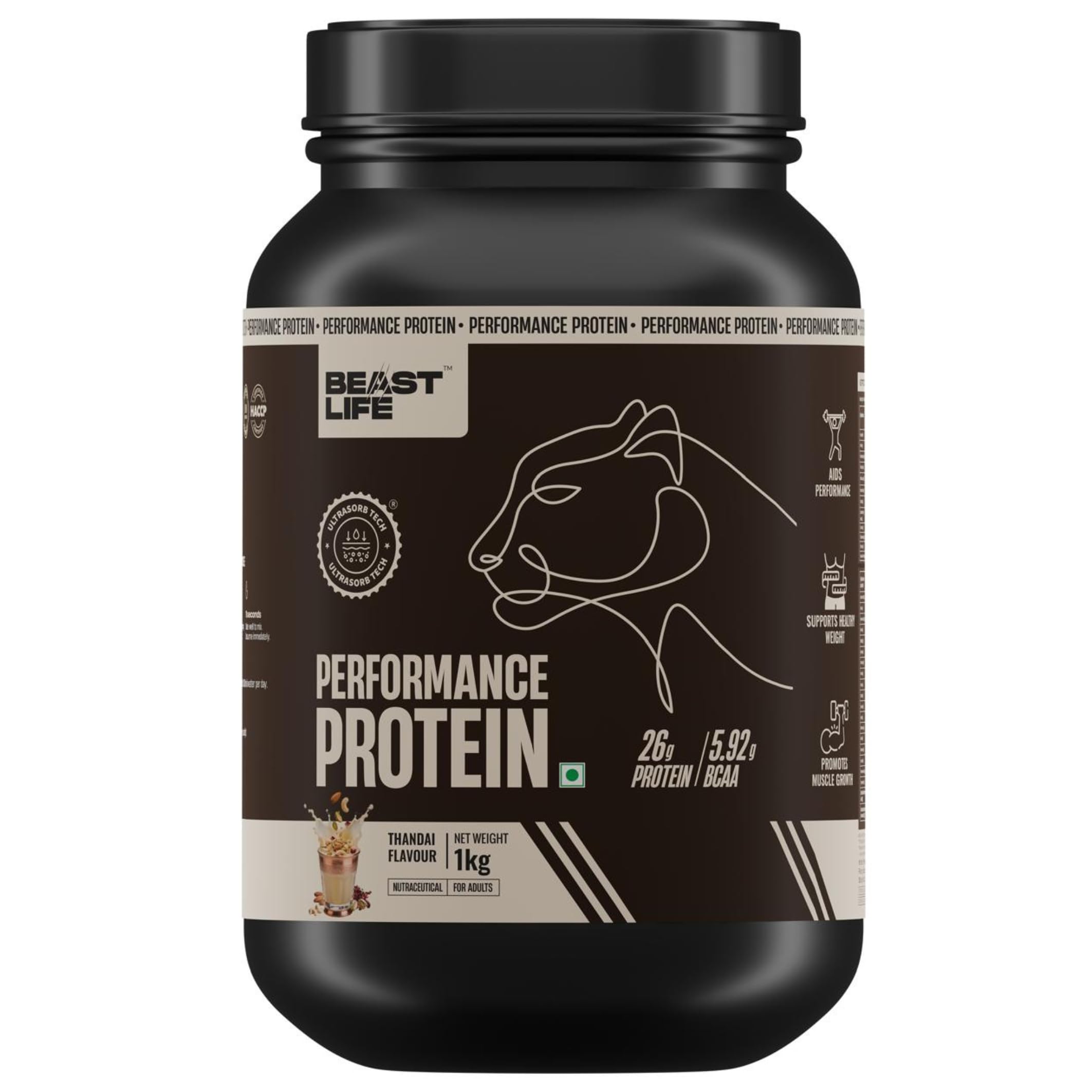 BeastLife Performance Yeast Protein Powder | 25g Protein | Chocolate Mocha Flavour|NABL Lab Certified | High Absorption for Muscle Growth |Smooth & Light, Easy to Digest with Ultrasorb Tech|5.64g BCAA | Best For Gut | Beta Glucan | Improves Immune Function | 1 Kg — Amazon image 24