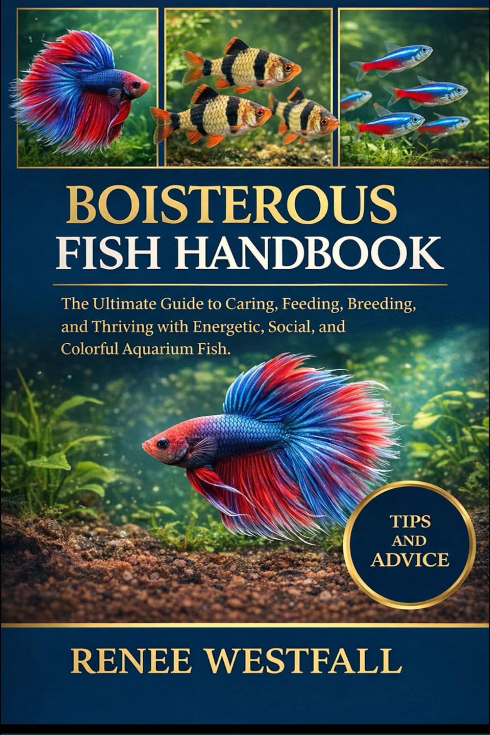 BOISTEROUS FISH HANDBOOk: The Ultimate Guide to Caring, Feeding, Breeding, and Thriving with Energetic, Social, and Colorful Aquarium Fish.
