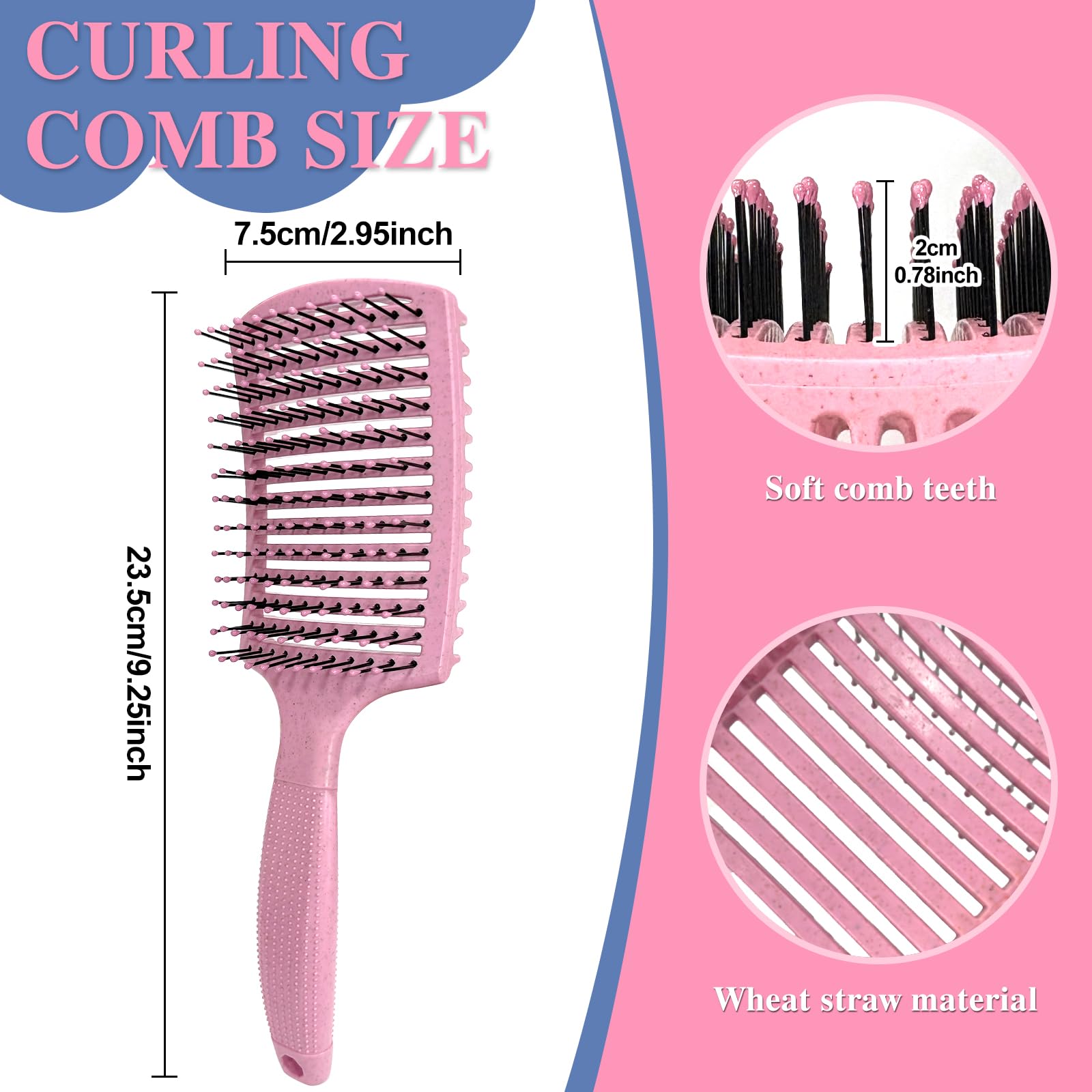 Qufiiry Curly Hair Brush, Curl Defining Brush - Image 2