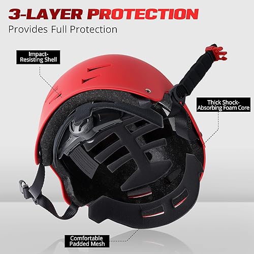 Miniatura 3 de LaScoota Scooter multideporte, casco de bicicleta, casco de patinaje sobre ruedas, casco de patineta para adultos, jóvenes y niños  Casco para