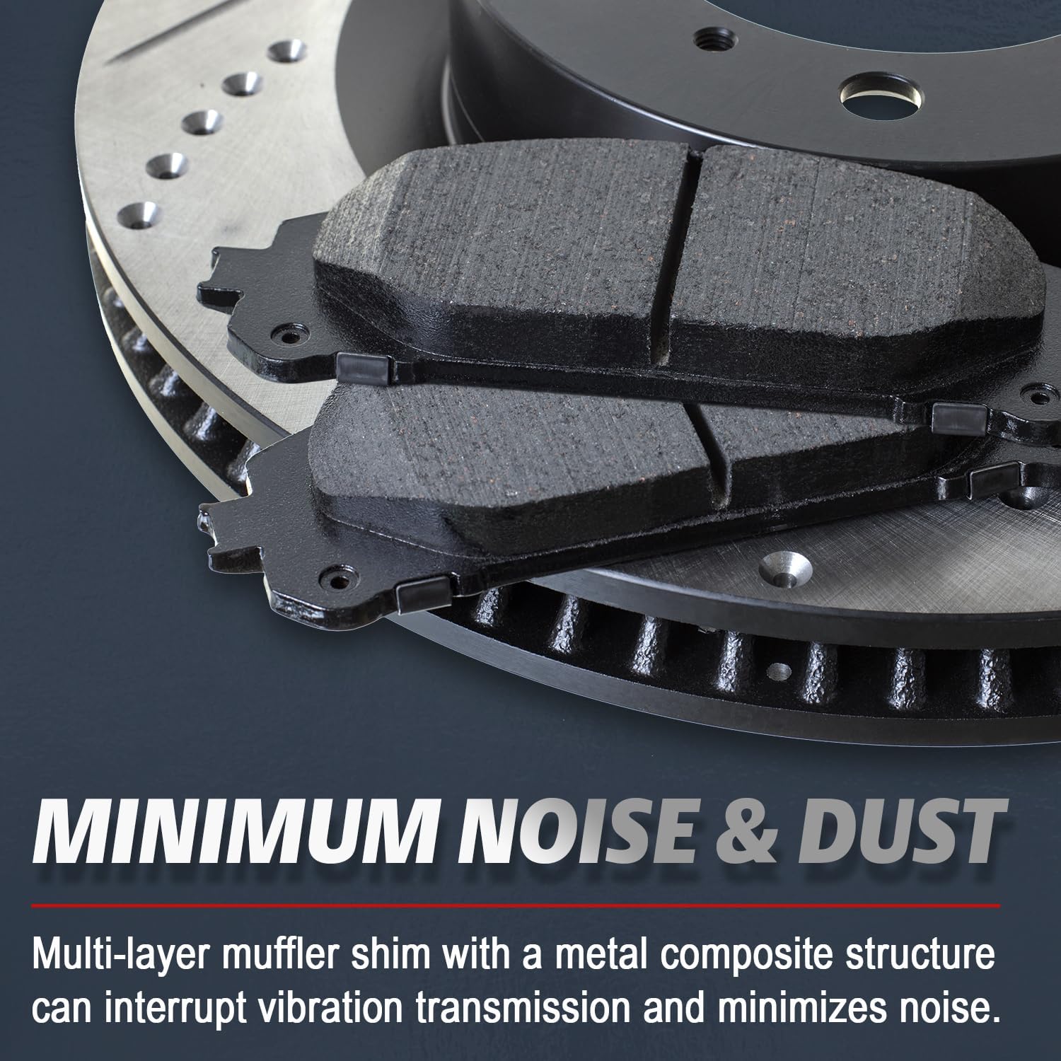 ALLCOMBO Ceramic Rear Brake Pads for 2006 2007 2008 2009 2010 2011 2012 Ford Fusion Mazda6, 2007 2008 2009 2010 2011 Lincoln MKZ Mercury Milan, 2006 Zephyr Brakes Replacement