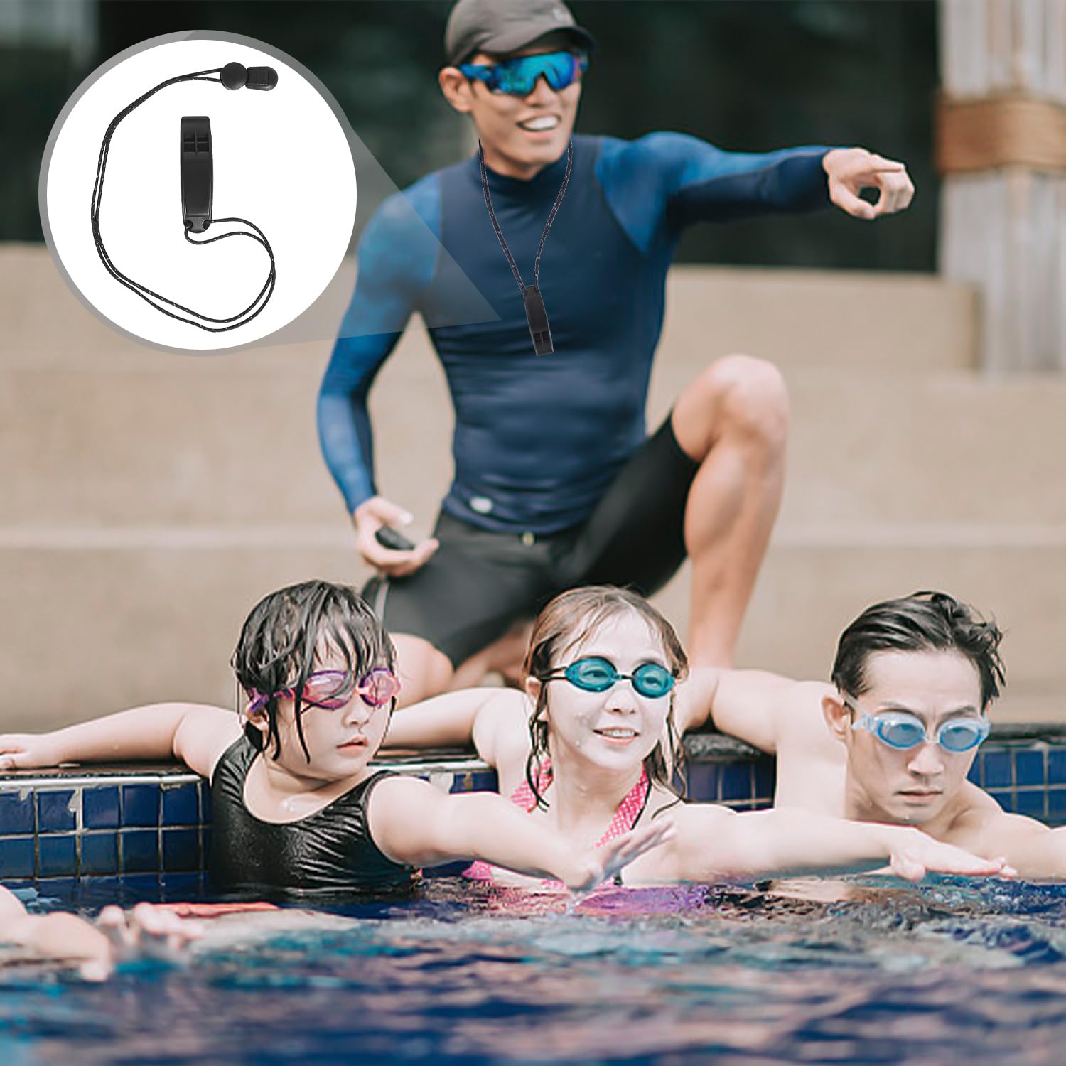 Lot De 2 Sifflets D'urgence à Double Décibels Avec Porte-clés