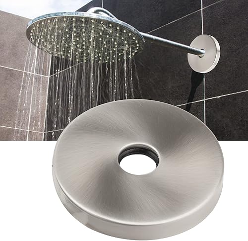 Miniatura 8 de Brida de brazo de ducha extragrande, 3.5 pulgadas de diámetro exterior, repuesto universal de placa de cubierta de escudo de cabezal de ducha, placa