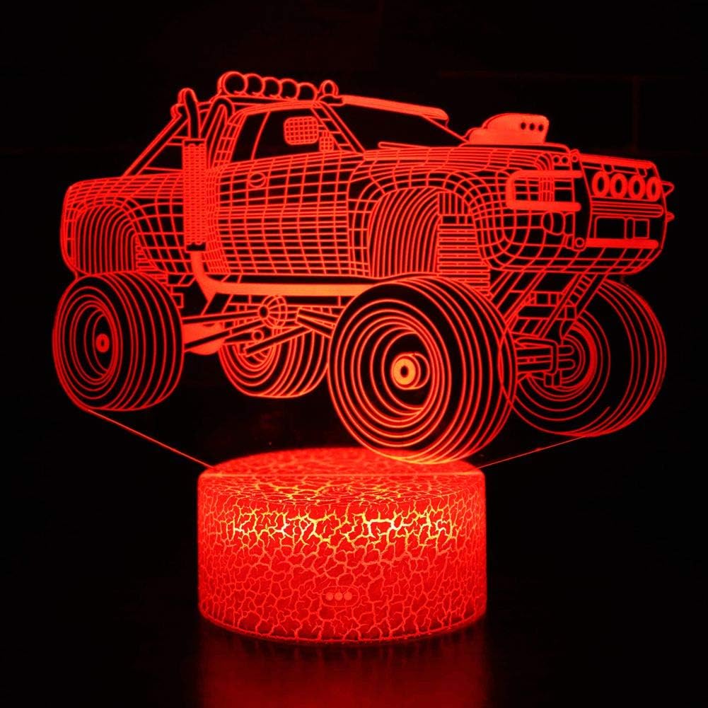 Idee Monto Excavator Shape 3D Lamp (Brown)