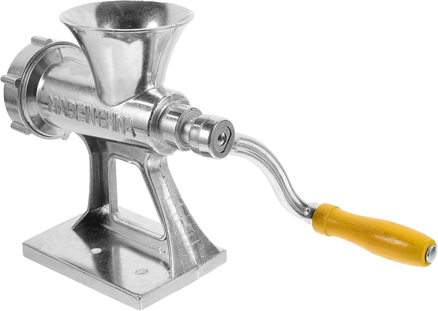Manual Meat Grinder Hand Crank with Sausage Stuffer for Kitchen and Restaurant, Small Multifunctional Meat Mincer and Vegetable Grinder for Household Use