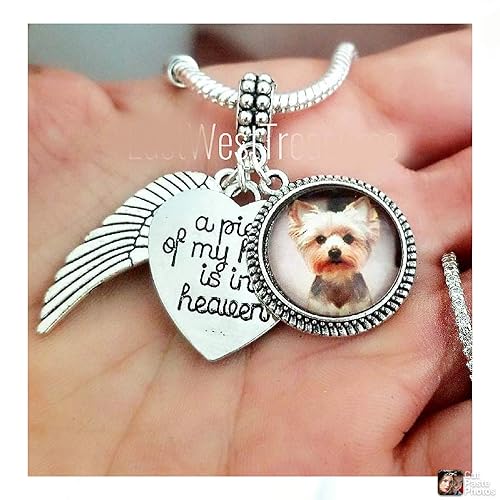 Personalized dog memorial necklace Clearance