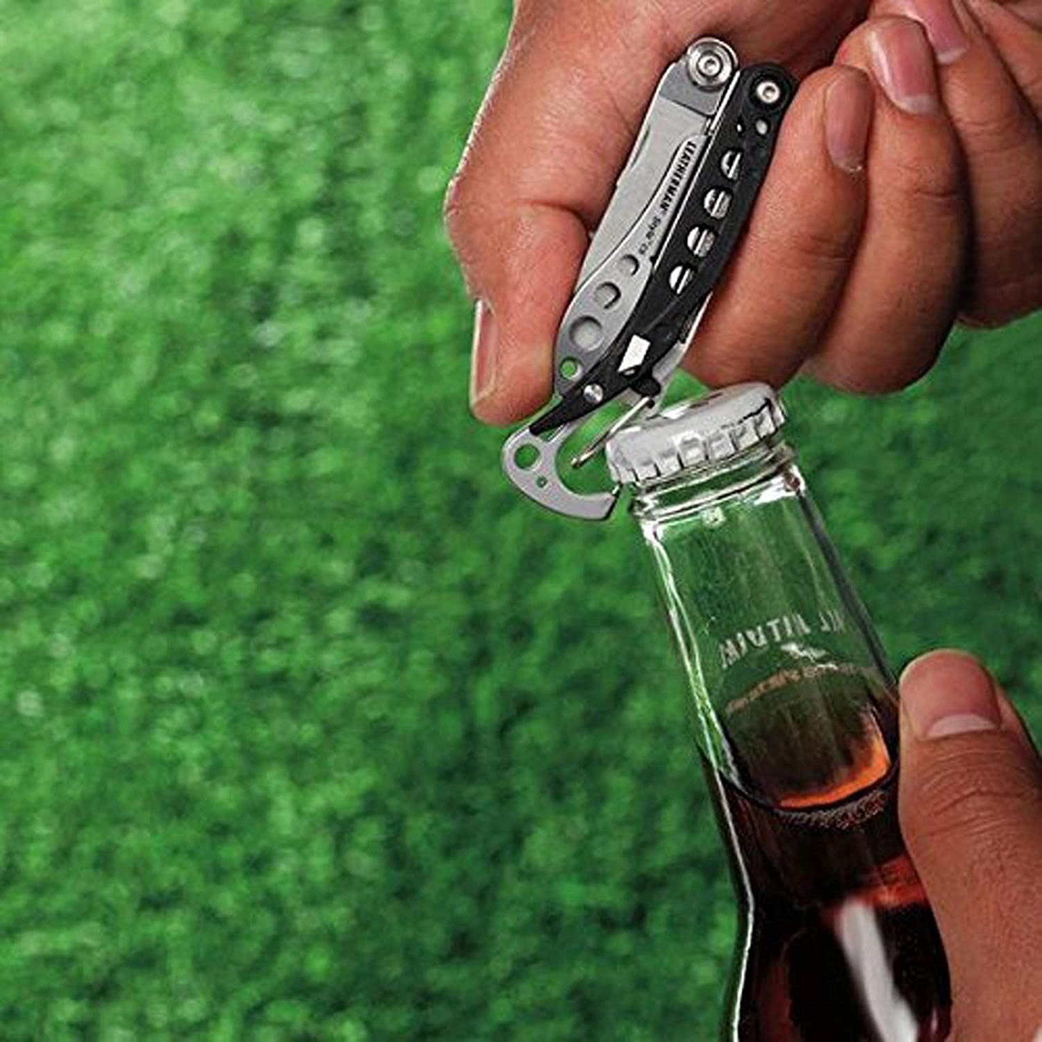 LEATHERMAN, Style CS Keychain Multitool with Spring-Action Scissors and Grooming Tools, Stainless Steel