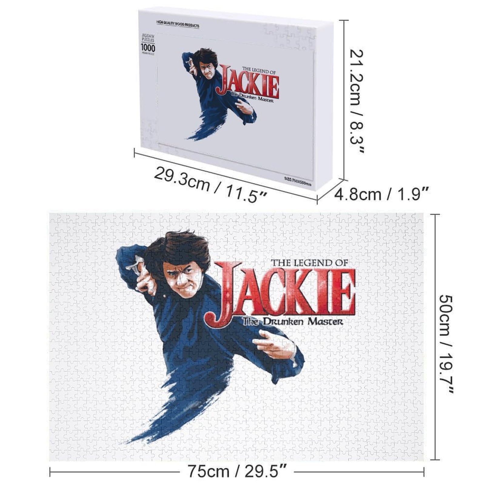 Amazon.co.jp: ジャッキーチェン ジグソーパズル 1000ピース