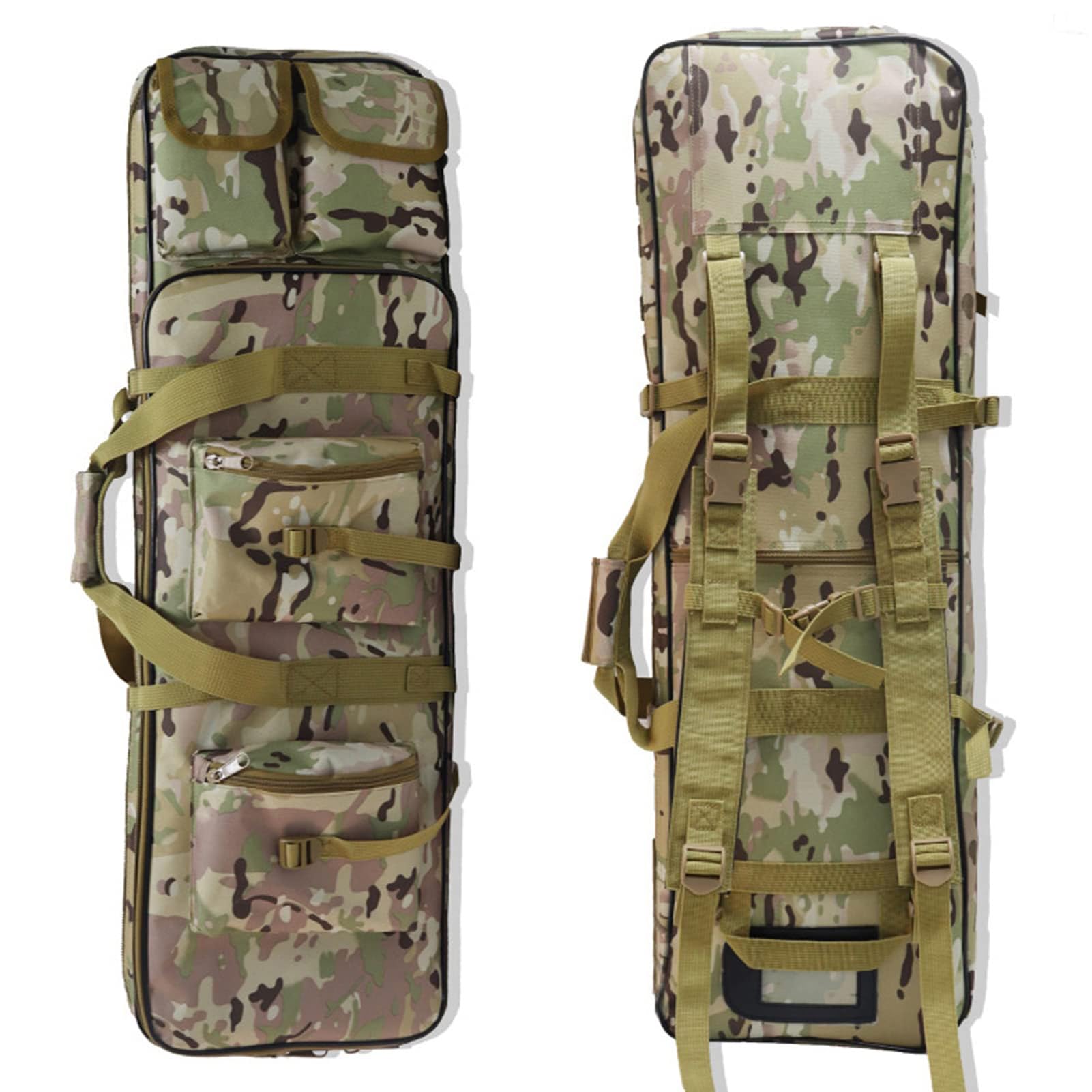 Bolsa de Arma Táctica al Aire Libre,Estuche Blando para Rifle Estuche para Pistola Airsoft,Rifle Bolsa de Almacenamiento,Coleccionistas de Armas pour Caza Escopeta Airsoft,84cm,CP Color