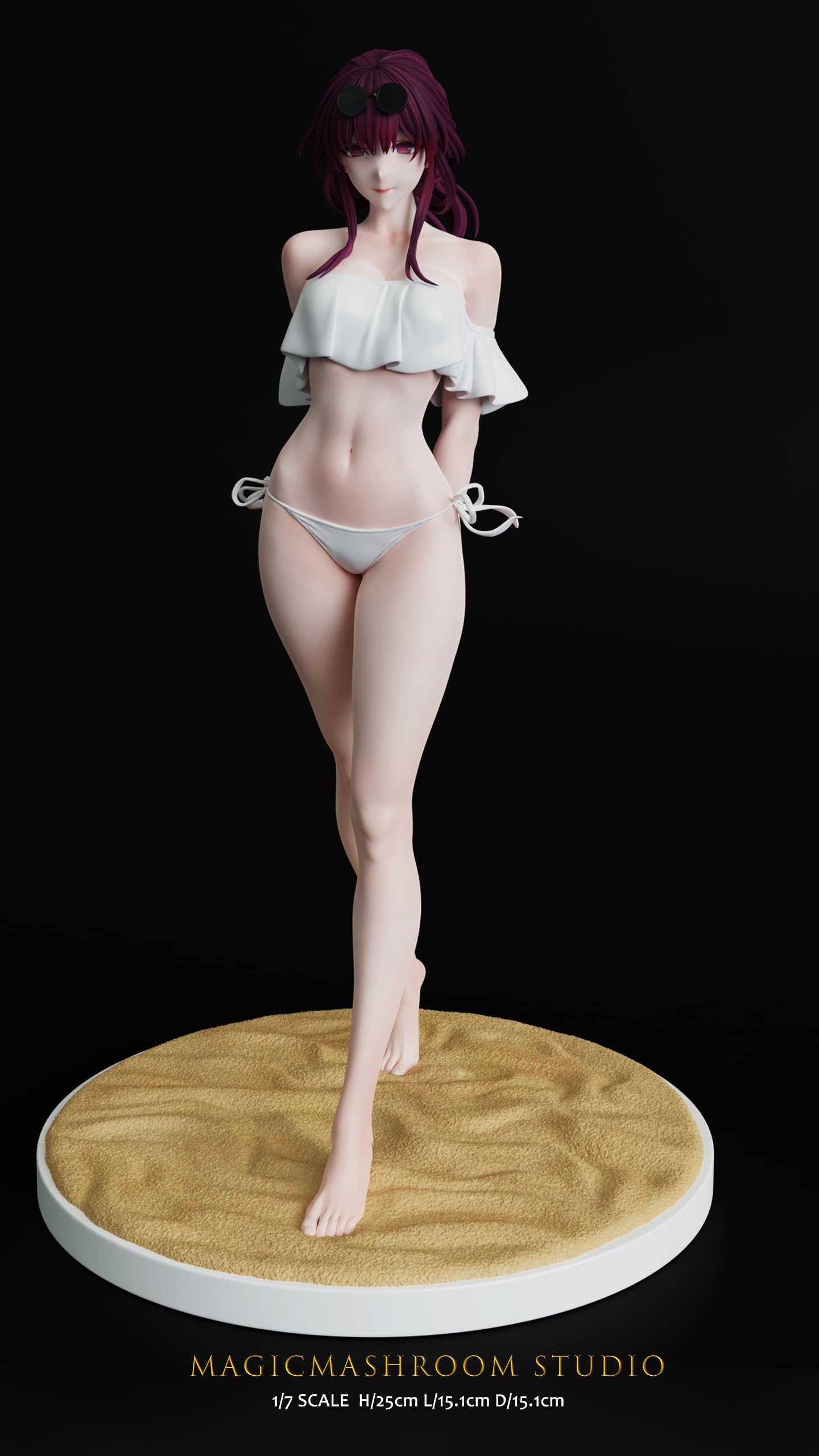 Amazon.co.jp: カフカ フィギュア 水着Ver. 1/7スケール 塗装