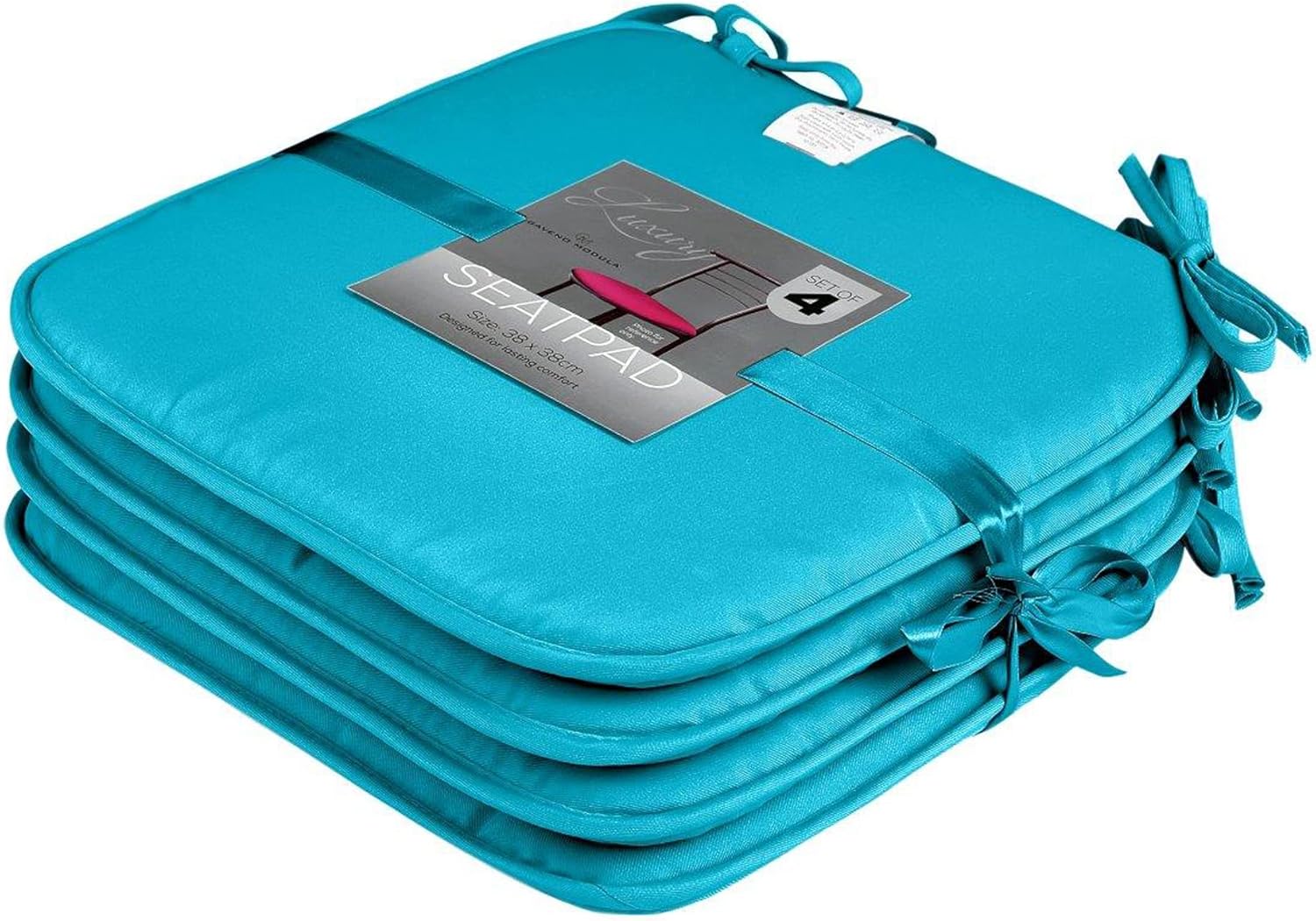 Lions Chair Seat Pads for Dining Chairs Pack of 4 Removable Seat