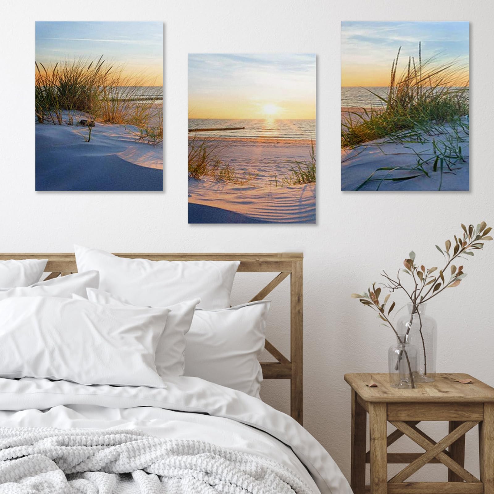 prinfantasy Wall Decor Fashion Picture Walls Arts Fashionable Pictures Strand Sunset Home Decorations Landscape Prints Paintings For Bedroom Bathroom Decor 1101 - Image 3