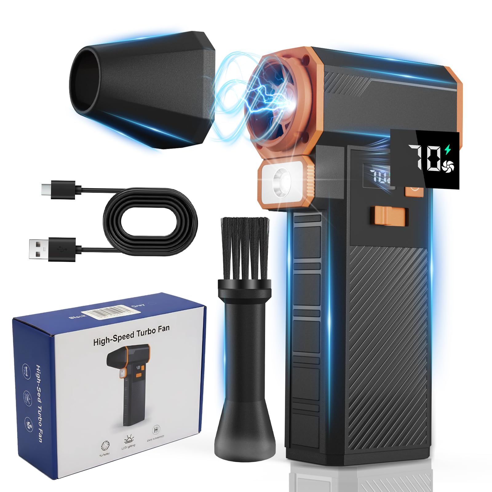 Amazon.co.jp: 【コスパ最強·爆風】電動エアダスター ブロワー 充電式