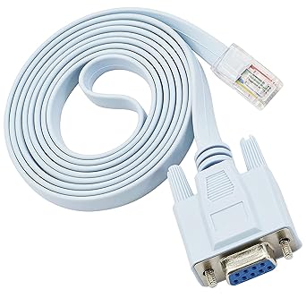 Tobo Console Cable RJ45 to DB9,RJ45 to RS232 Female Serial Port Cable for Console Switches and Firewall Equipment-1.5m TD-989C
