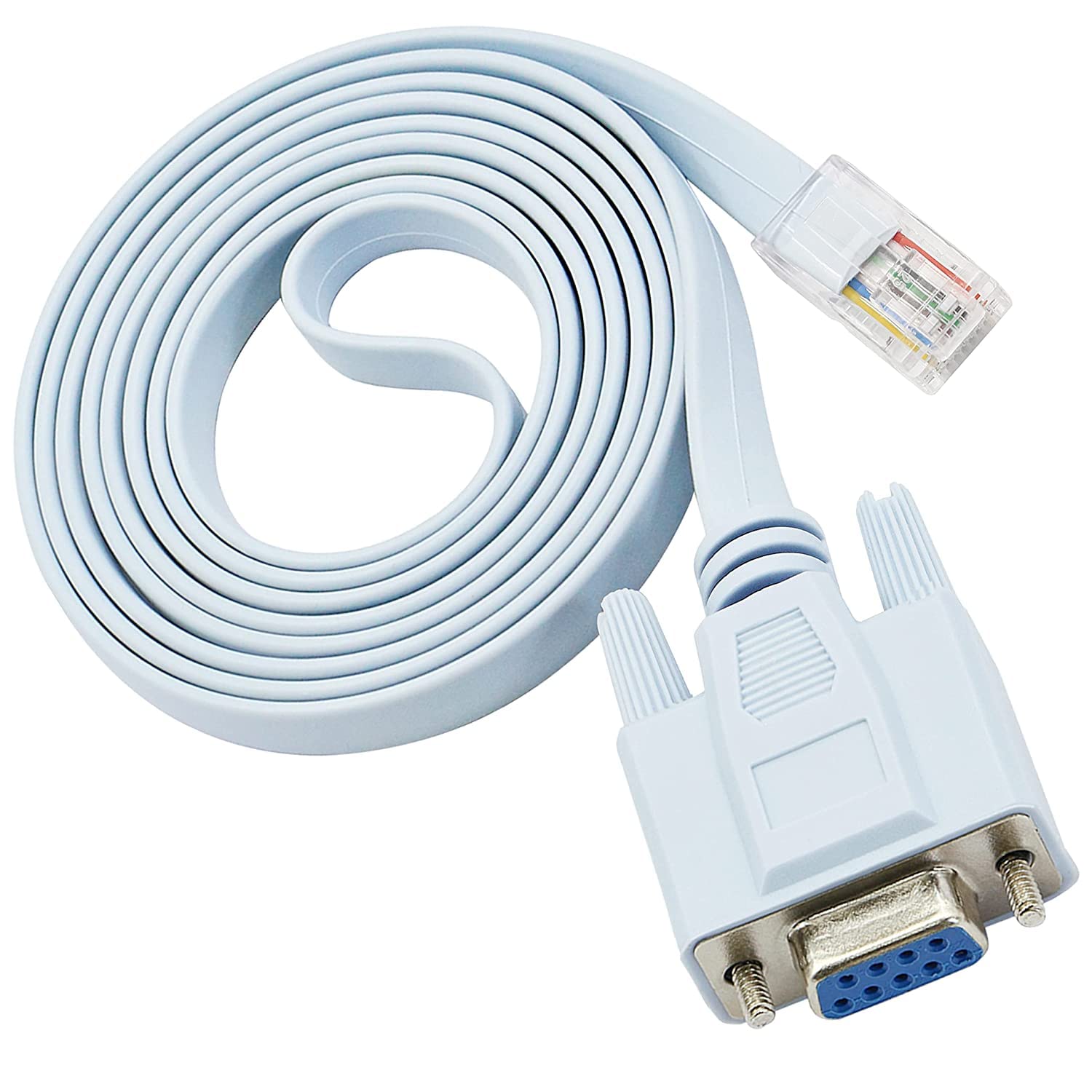 Tobo Console Cable RJ45 to DB9,RJ45 to RS232 Female Serial Port Cable for Console Switches and Firewall Equipment-1.5m TD-989C (B0C5MSNT4N) Amazon Price History, Amazon Price Tracker