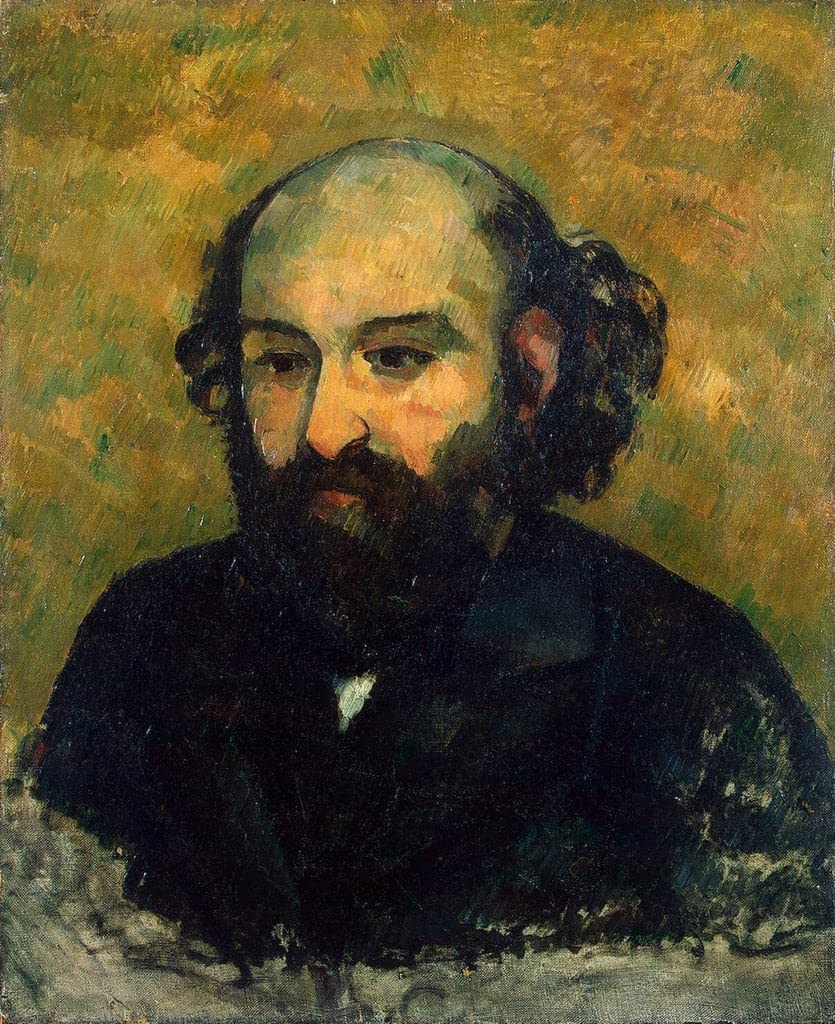 Tableau Autoportrait de Paul Cézanne impression d'art mural de qualité musée