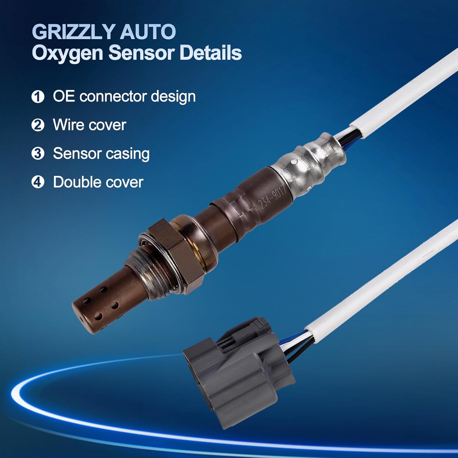 O2 Oxygen Sensor Upstream for Honda Civic 1.7L L4 2004 2005, O2 Sensor Replace 234-9017 15473 2132850 SG1362 1Pc
