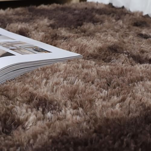 Miniatura 5 de Alfombra mullida para dormitorio, de 4 x 5, suave y mullida para dormitorio de niñas, alfombra mullida para habitación de niños, alfombra lanuda