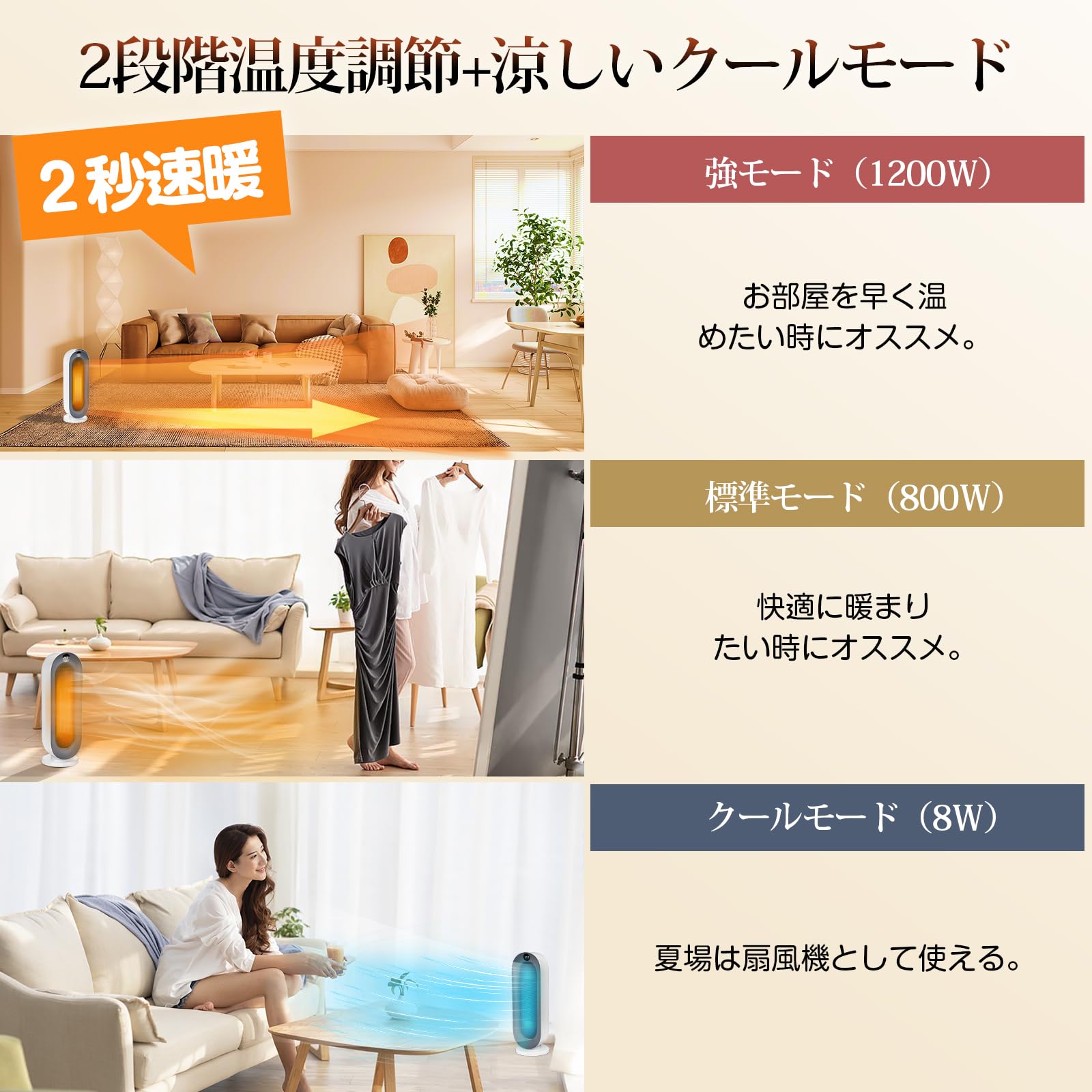 『2025冬新型』 セラミックヒーター 【ECO知能恒温 節電対策】 セラミッp Amazon | 『2025冬新型』 セラミックヒーター 【ECO知能恒温 節電対策