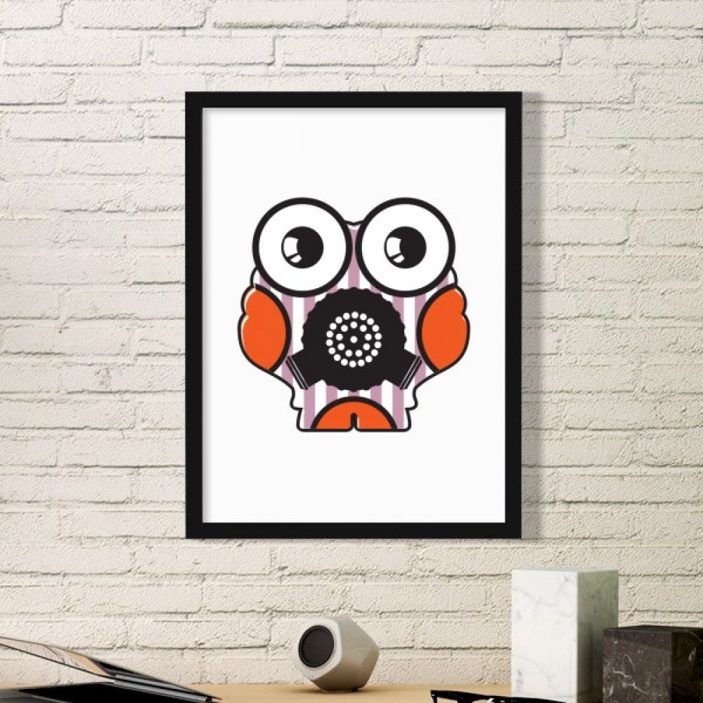 Cadre peintures estampes alien avec stickers muraux noirs pour decoration haute definition
